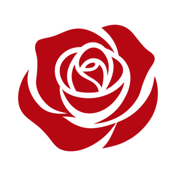 pngtree red rose icon vector png image_13447152